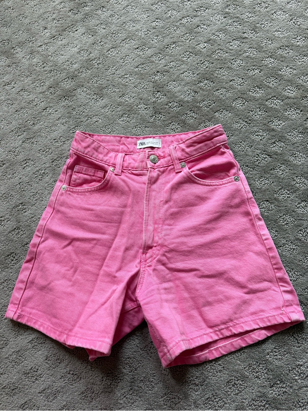 Zara Pink Denim Shorts